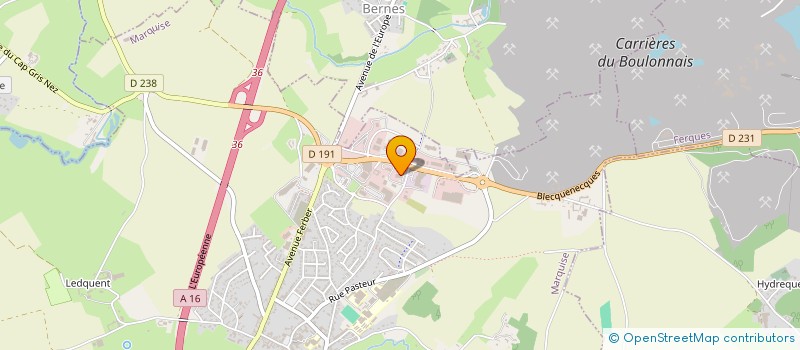 localisation de l'entreprise BIONAMERIS  MARQUISE