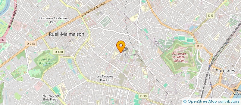 localisation de l'entreprise BIONEOS à RUEIL-MALMAISON