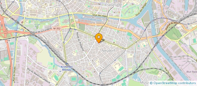 localisation de l'entreprise BIONERGIE à STRASBOURG