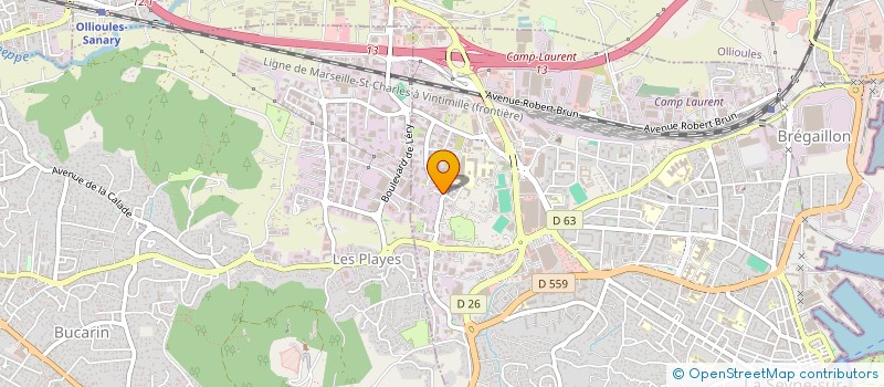 localisation de l'entreprise BIONERGIES  LA SEYNE-SUR-MER