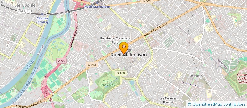 localisation de l'entreprise BIONET AUTO à RUEIL-MALMAISON