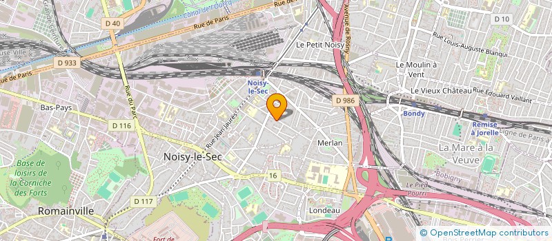 localisation de l'entreprise BIOO COM à NOISY-LE-SEC
