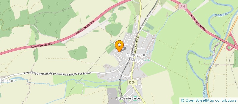 localisation de l'entreprise BIOPAIN à THIERVILLE-SUR-MEUSE