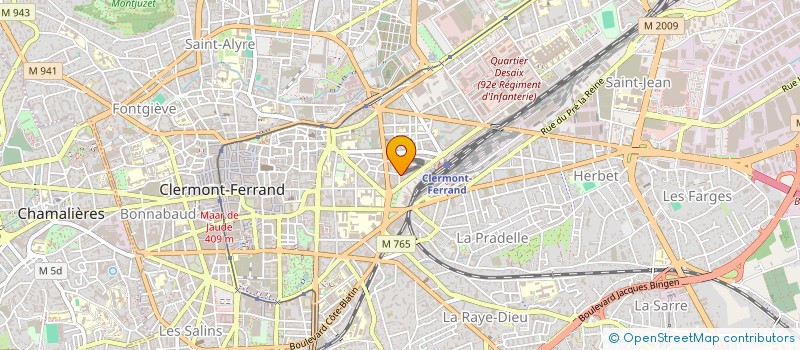 localisation de l'entreprise BIOPASS à CLERMONT-FERRAND
