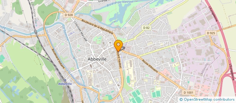 localisation de l'entreprise BIOPATH HAUTS-DE-FRANCE SUD à ABBEVILLE
