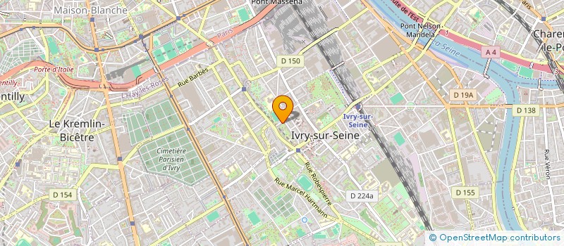 localisation de l'entreprise BIOPET  IVRY-SUR-SEINE