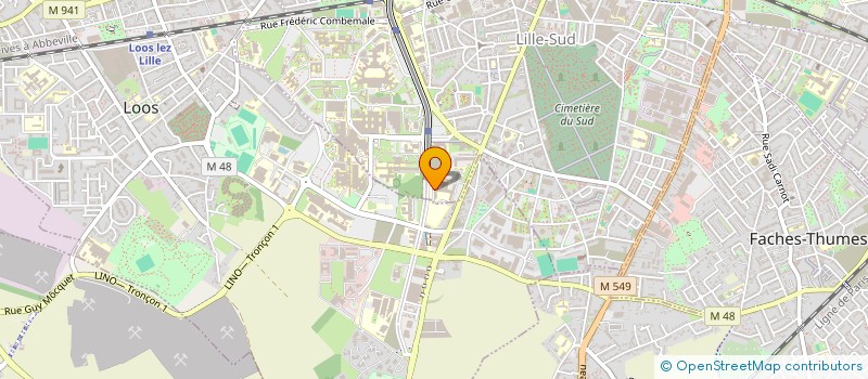 localisation de l'entreprise BIOPHARMLAB à LILLE