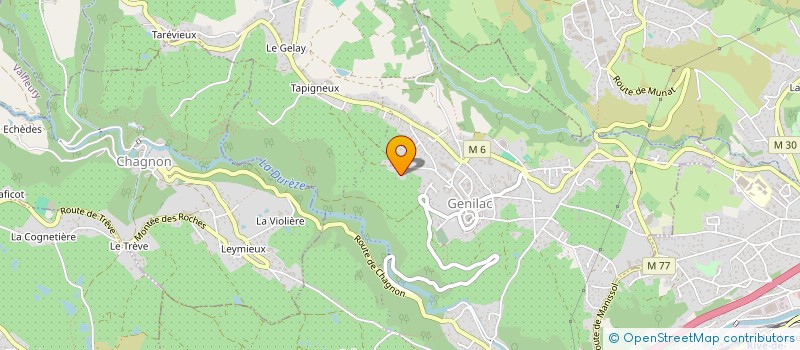 localisation de l'entreprise BIOPHILIA PAYSAGE  GENILAC