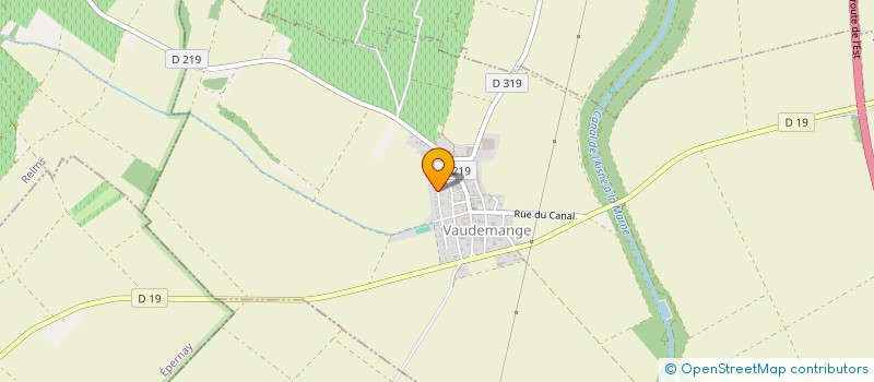 localisation de l'entreprise BIOPHISYM  VAUDEMANGE