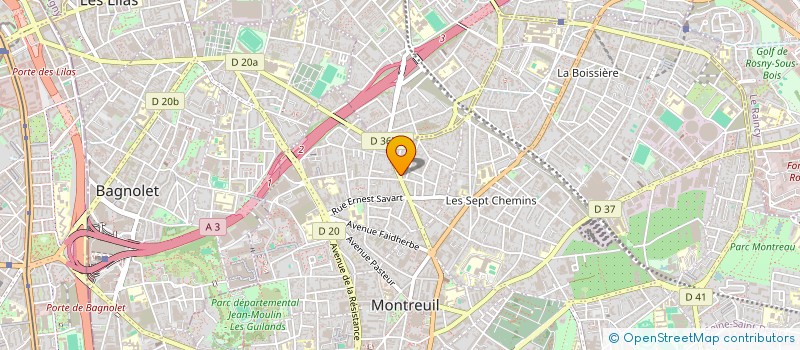 localisation de l'entreprise BIOPHYS SOLUTIONS à MONTREUIL