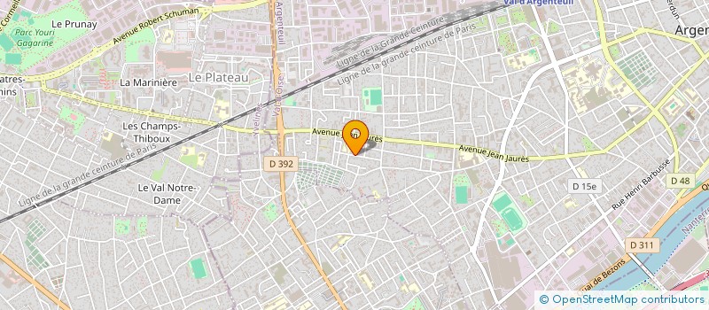 localisation de l'entreprise BIOPICK  ARGENTEUIL