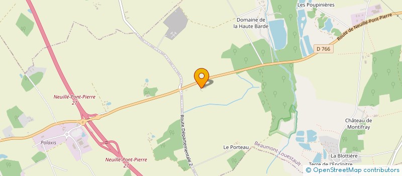 localisation de l'entreprise BIOPLUS FRANCE  BEAUMONT-LOUESTAULT