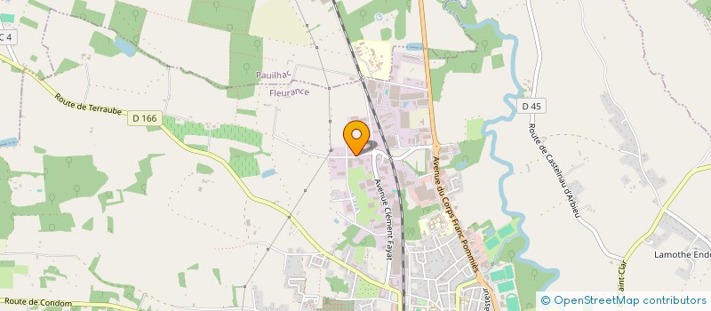 localisation de l'entreprise BIOPOLE ENERGIE  FLEURANCE