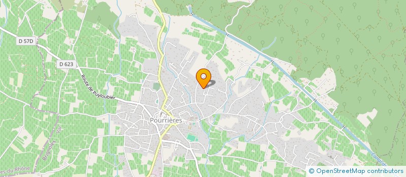 localisation de l'entreprise BIOPROJET à POURRIERES