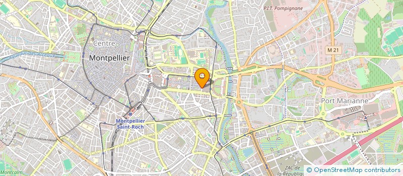localisation de l'entreprise BIOPROTECH LANGUEDOC ROUSSILLON à MONTPELLIER