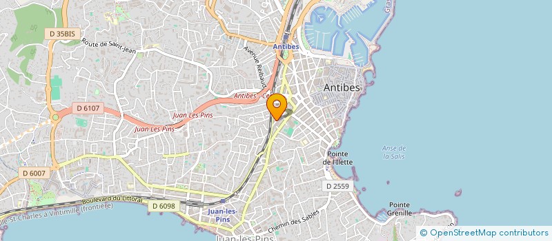 localisation de l'entreprise BIOPULSEA 06 à ANTIBES