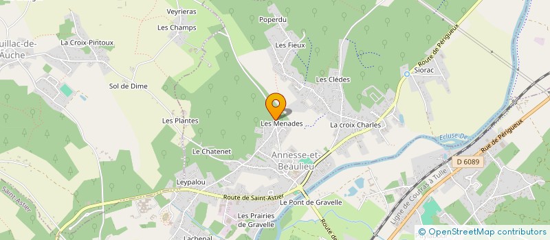 localisation de l'entreprise BIOPUR à ANNESSE-ET-BEAULIEU