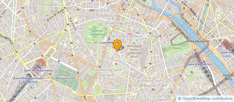 localisation de l'entreprise BIOQUANTA à PARIS