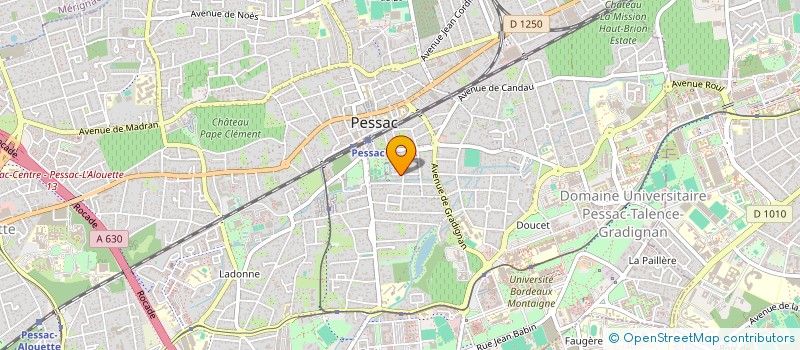 localisation de l'entreprise BIOQUEST à BORDEAUX