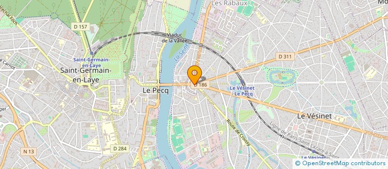 localisation de l'entreprise BIOR ELEC à LE VESINET