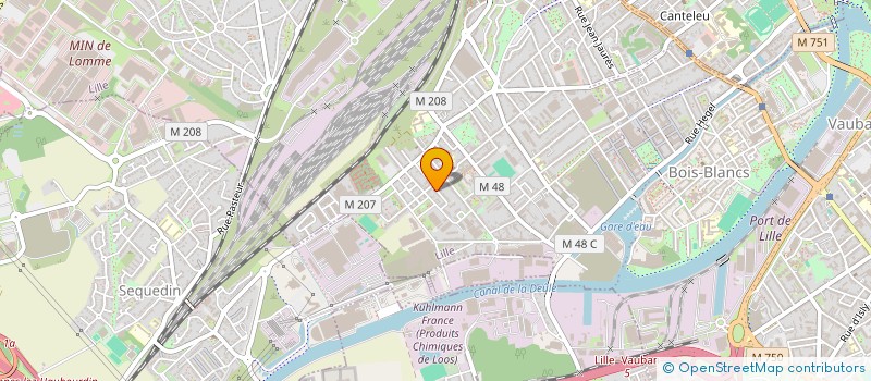 localisation de l'entreprise BIORAMA à LILLE