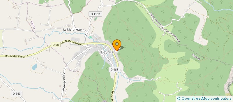 localisation de l'entreprise BIORELEC  PEYRUS