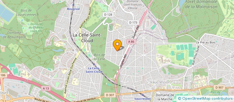 localisation de l'entreprise BIORENOV  LA CELLE-SAINT-CLOUD