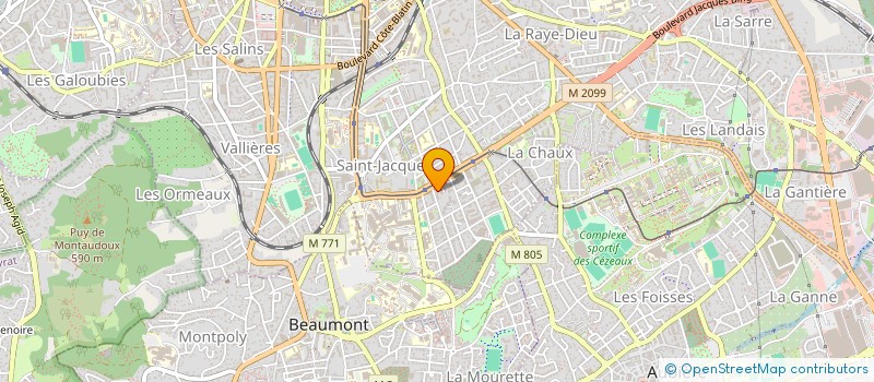 localisation de l'entreprise BIORESSENCE  CLERMONT-FERRAND