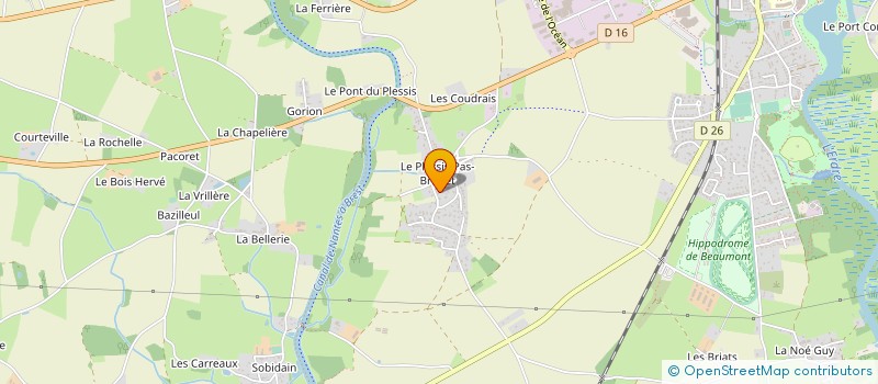 localisation de l'entreprise BIORET METHA à NORT-SUR-ERDRE