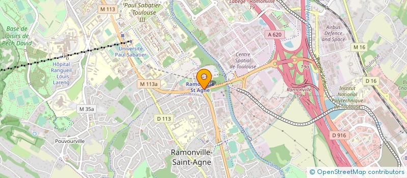 localisation de l'entreprise BIORIUS FRANCE à RAMONVILLE-SAINT-AGNE