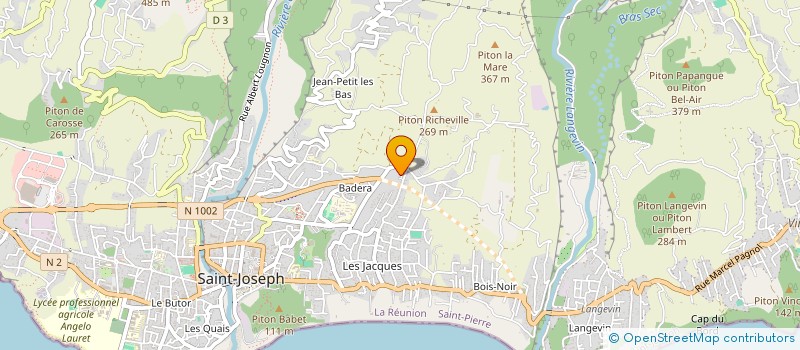 localisation de l'entreprise BIORLI à SAINT-JOSEPH