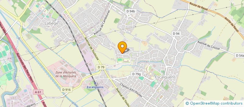 localisation de l'entreprise BIOROSAN à ESCALQUENS