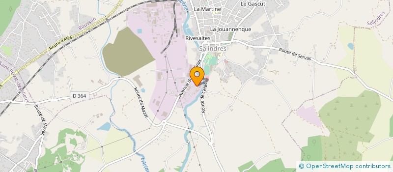 localisation de l'entreprise BIOS DEVELOPPEMENT à SALINDRES