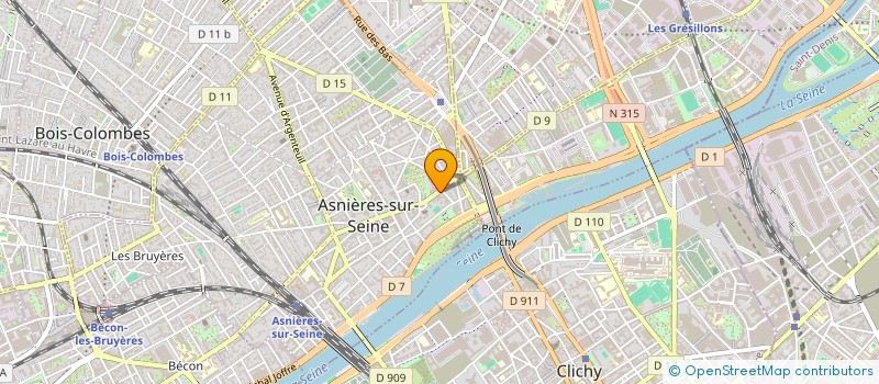 localisation de l'entreprise BIOS OPTIQUE à ASNIERES-SUR-SEINE