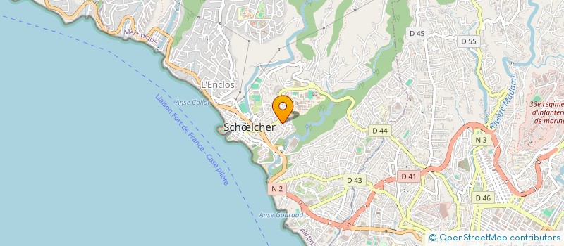 localisation de l'entreprise BIOSAC à SCHŒLCHER