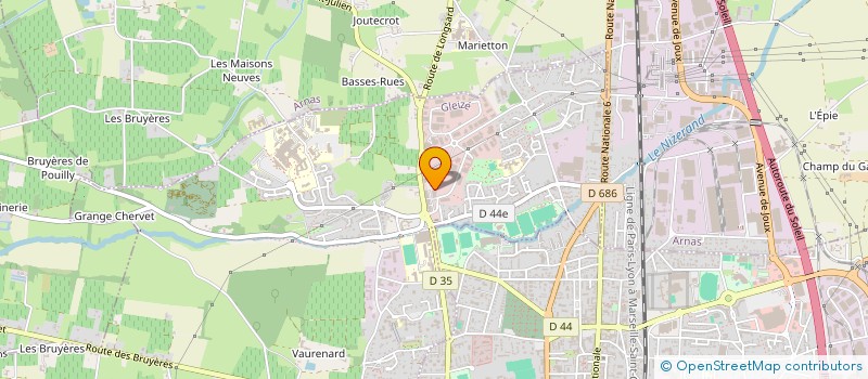 localisation de l'entreprise BIOSAONE à GLEIZE