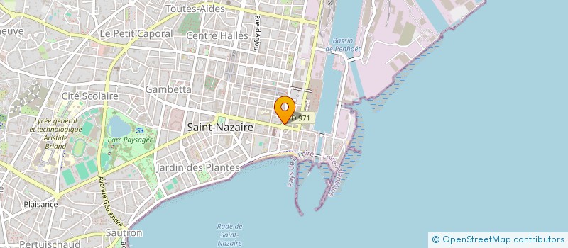 localisation de l'entreprise BIOSAVENAY  SAINT-NAZAIRE