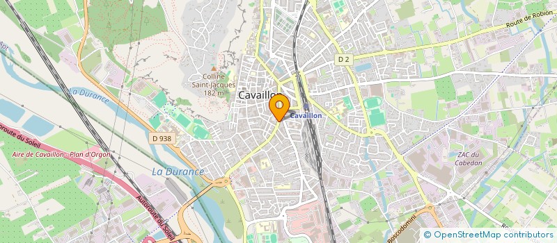 localisation de l'entreprise BIOSCORE  CAVAILLON