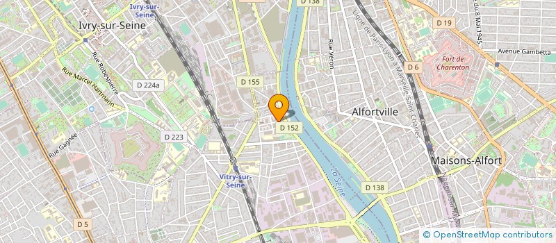 localisation de l'entreprise BIOSEINE à VITRY-SUR-SEINE