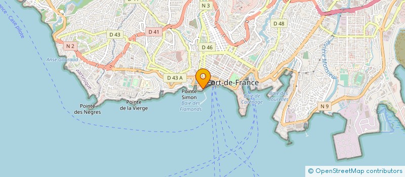 localisation de l'entreprise BIOSENSE à FORT DE FRANCE
