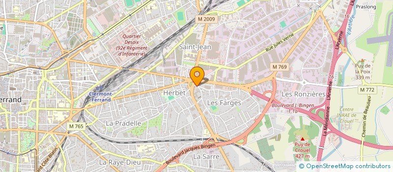 localisation de l'entreprise BIOSEPT  CLERMONT-FERRAND