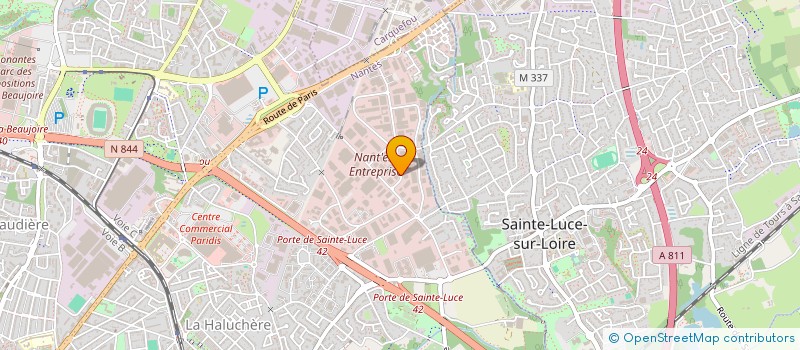 localisation de l'entreprise BIOSFAIRE NANTES à NANTES