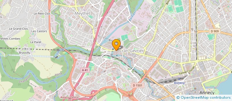 localisation de l'entreprise BIOSIGNIS  ANNECY