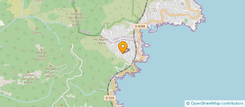 localisation de l'entreprise BIOSOLE'NATURE  SAINT-RAPHAEL