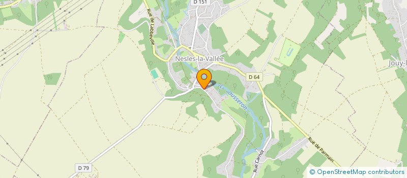 localisation de l'entreprise BIOSPACE LAB à NESLES-LA-VALLEE
