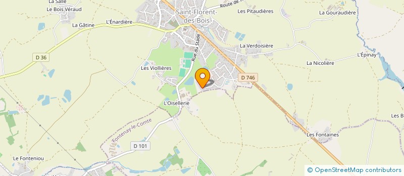 localisation de l'entreprise BIOSPHERE 85  RIVES DE L'YON