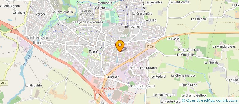 localisation de l'entreprise BIOSPHERE NETTOYAGE  PACE