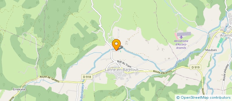 localisation de l'entreprise BIOSPOT  LANNE-EN-BARETOUS