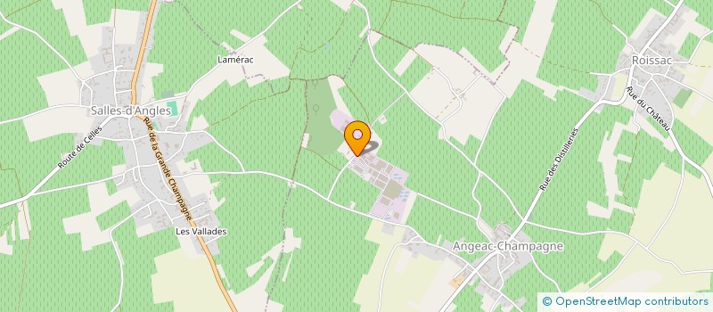 localisation de l'entreprise BIOSSENT à ANGEAC-CHAMPAGNE