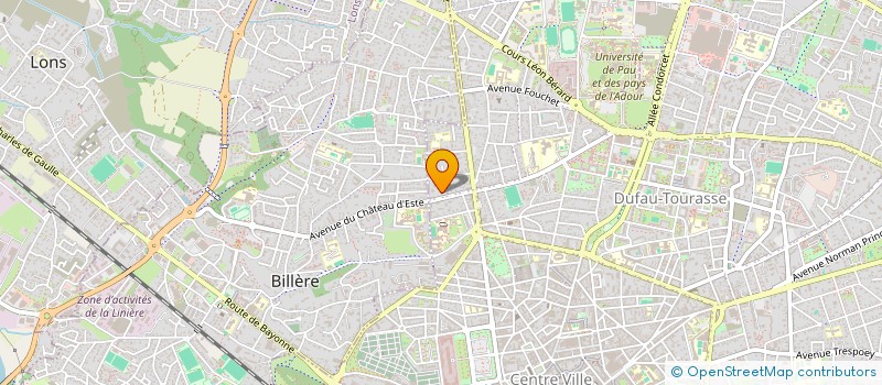 localisation de l'entreprise BIOSTARS à PAU